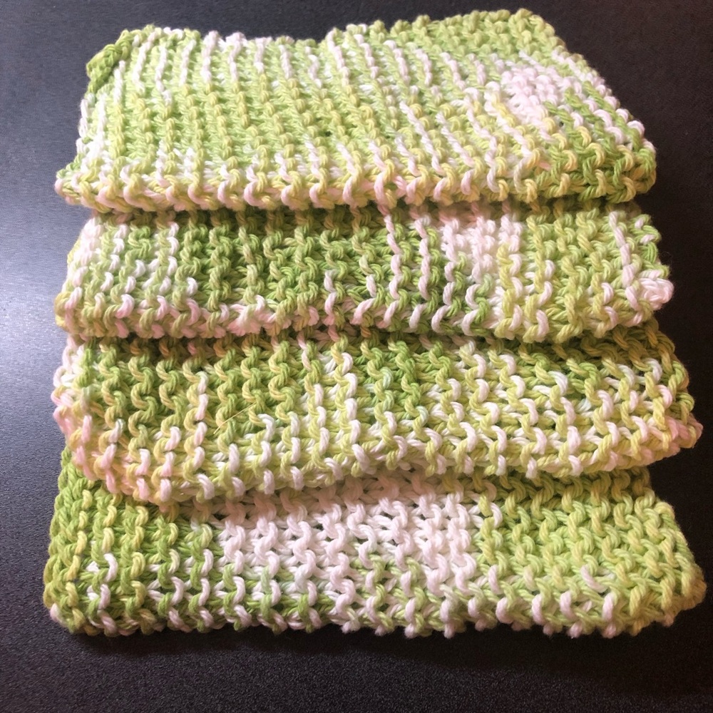 Set of 4 - Handmade 🇨🇦 Dish Cloths - Brand New